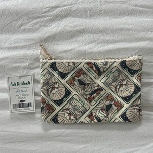 Tarot Card Pouch - Cream and Black